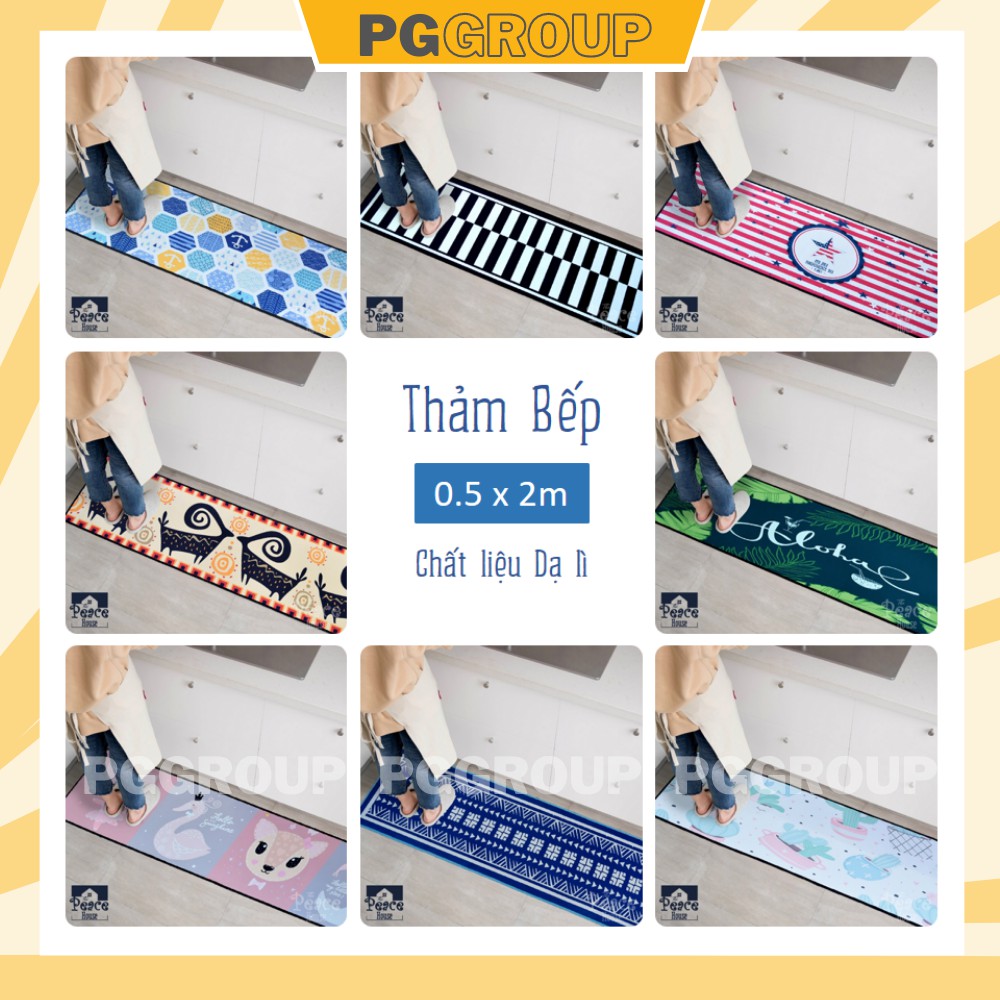 THẢM BẾP DÀI DẠ LÌ KT 0.5x2m