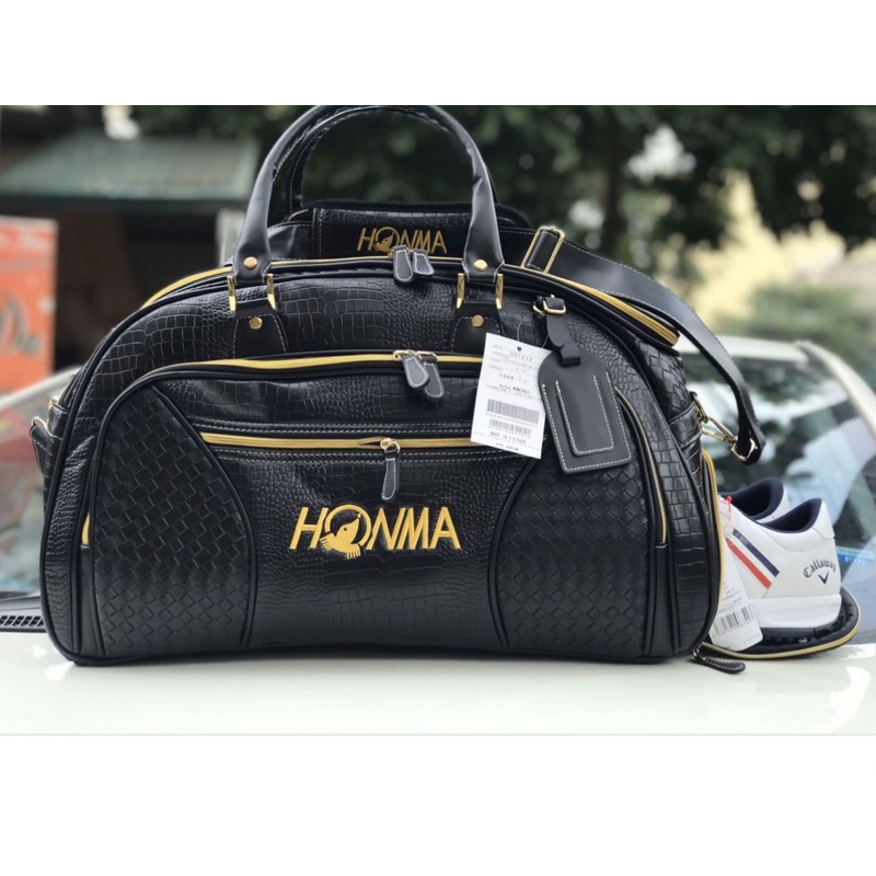 Túi đựng đồ golf Honma da sần- túi đựng quần áo golf Honma-Túi golf