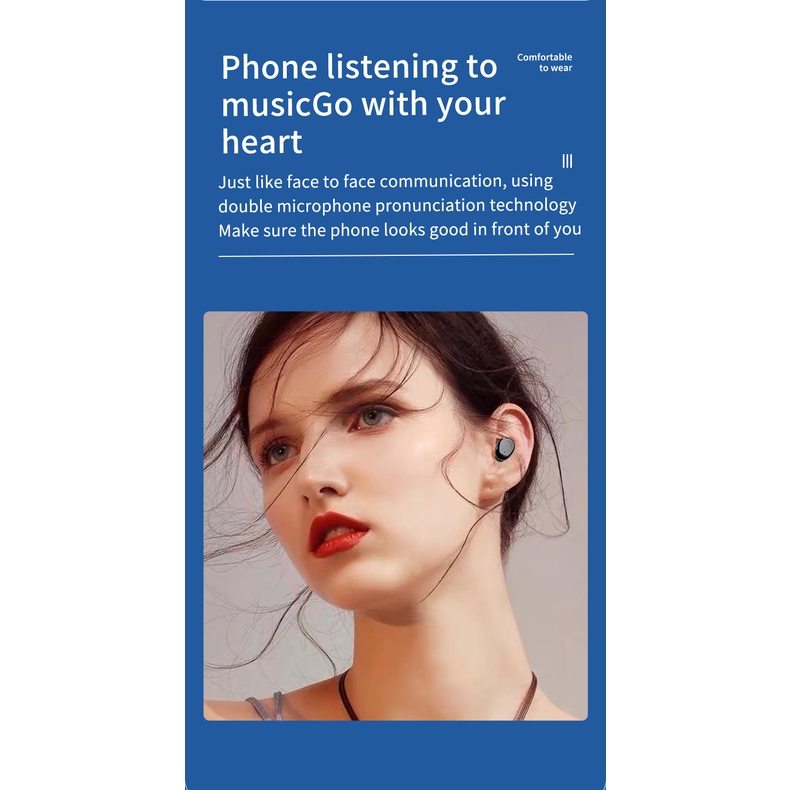 Tg01 Tws Tai Nghe Nhét Tai Không Dây Âm Thanh Stereo Bluetooth 5.0-Tương Thích Tai Nghe-Tai Tai Nghe Hai Tai Gọi Tai Nghe Nhét Tai Ghế Dài