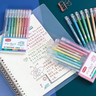 Bút gel Morandi, loại B, 0.5mm, nhiều màu, cây lẻ ( có sẵn )