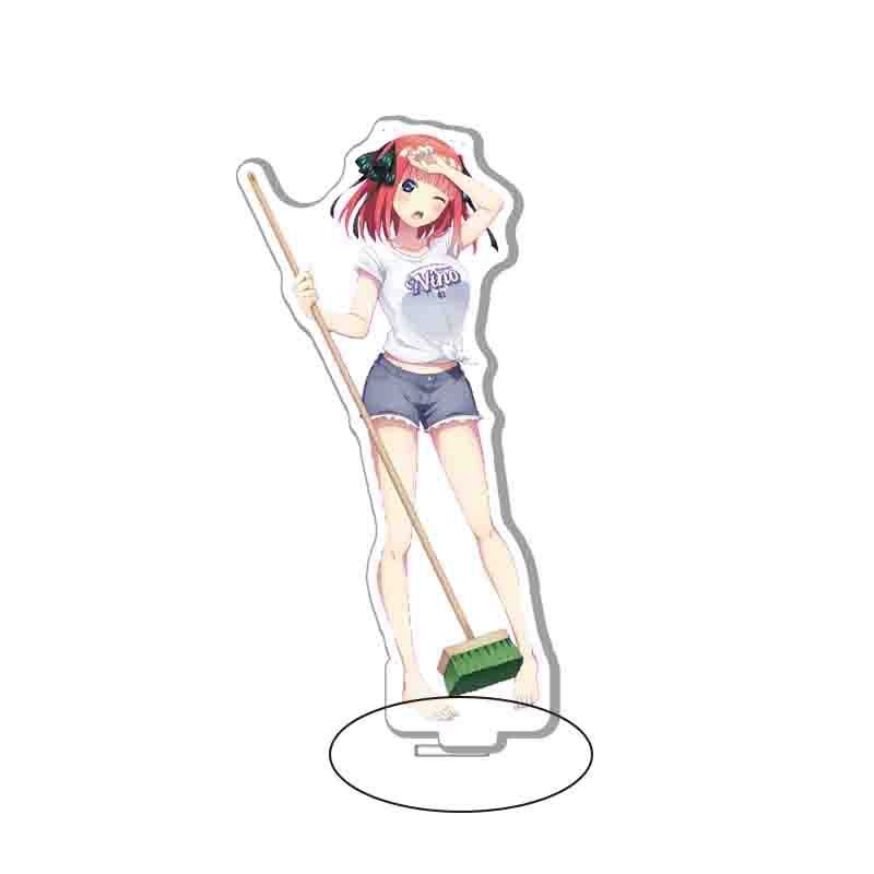 (DỌN NHÀ) Standee Nhà có năm nàng dâu tượng acrylic anime mica chibi trang trí trưng bày mô hình