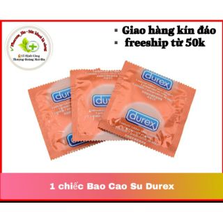 [Tri ân] Bao Cao Su Durex 1 chiếc 🌸Giao hàng kín đáo🌸