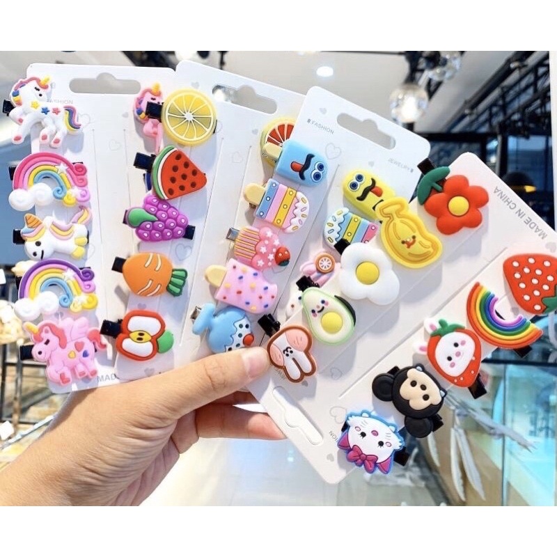 Kẹp tóc đủ màu sắc cho nữ