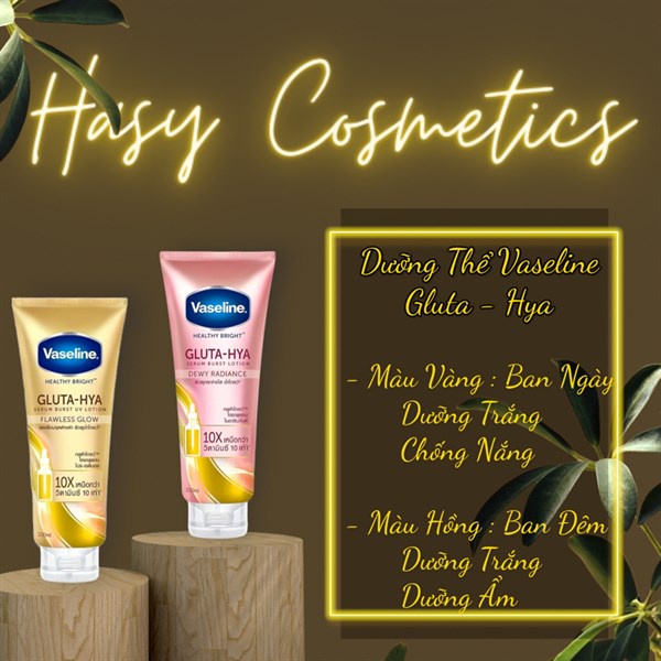 Sữa Dưỡng Thể Vaseline Healthy Bright Gluta HYA Serum 10X