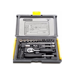 Đầu tuýp bộ 35 chi tiết stanley 89-033-1 chất liệu thép cr-v cao cấp