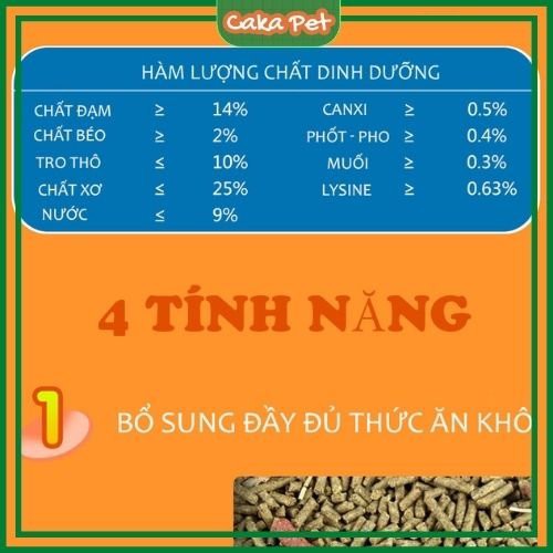 Thức ăn cho Chuột Lang, bọ Ú 𝗖𝗼́ 𝘁𝗵𝗲̂𝗺 𝗩𝗶𝘁𝗮𝗺𝗶𝗻 𝗖, 𝘁𝗵𝗮̉𝗼 𝗺𝗼̣̂𝗰 𝗻𝗴𝗮̆𝗻 𝗻𝗴𝘂̛̉𝗮 𝘁𝗶𝗲̂𝘂 𝗰𝗵𝗮̉𝘆 Date 2024, không trộn tạp