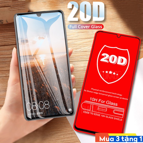 Kính cường lực màn hình 20D cho OPPO RENO 10X REALME 5 2 3 2F F11 R15 R17 Q X C2 K3 A5S A3S A7 A1K ACE X2 XT NEX Z 2Z