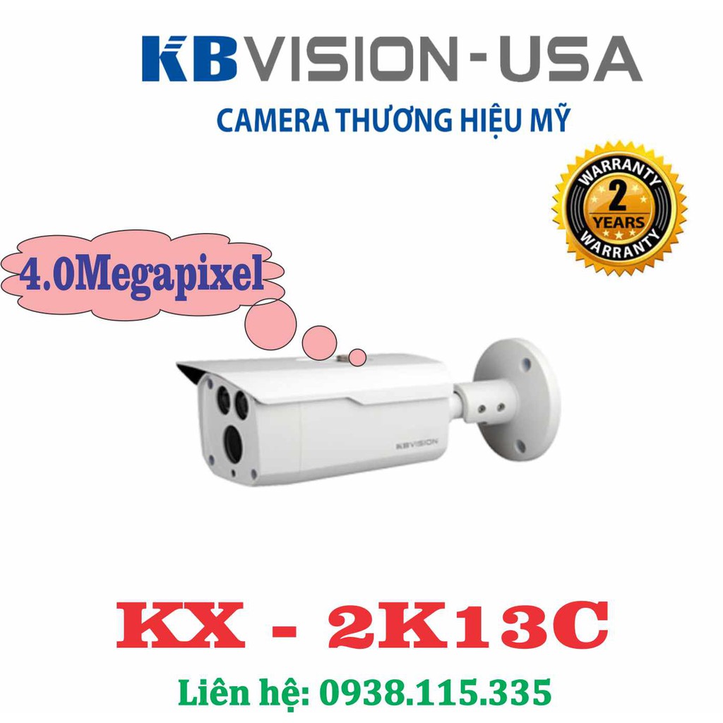 camera HDCVI 2K KBVISION KX-2K13C
