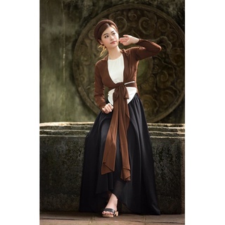 set tứ thân nâu