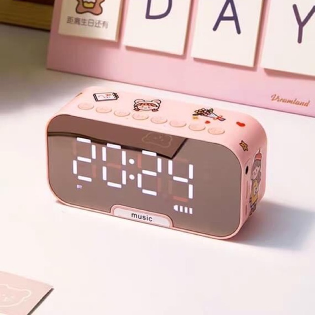 Đồng hồ loa bluetooth