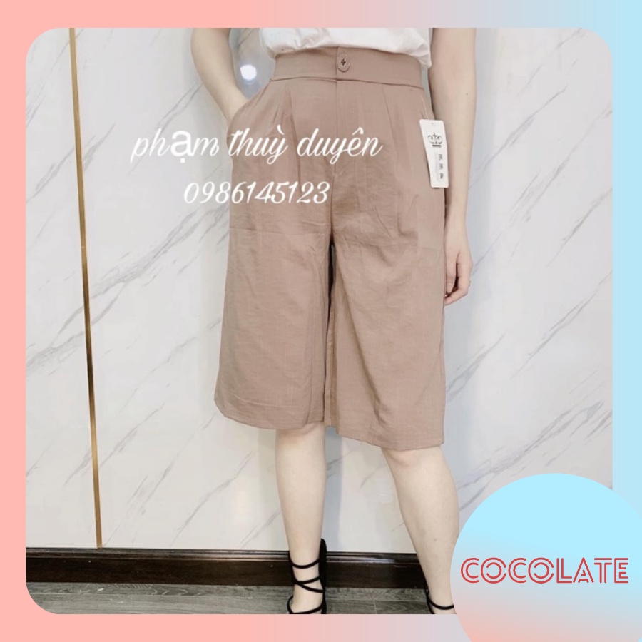 Quần Culottes Lỡ Chất Đũi Siêu Mát