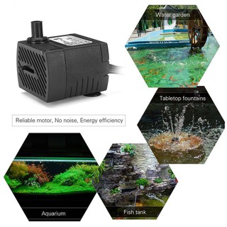 Máy bơm chìm mini 3W/5W cho bể cá , bể thủy sinh