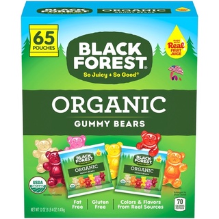 Kẹo dẻo gấu trái cây hữu cơ black forrest organic gummy bears mỹ - ảnh sản phẩm 2