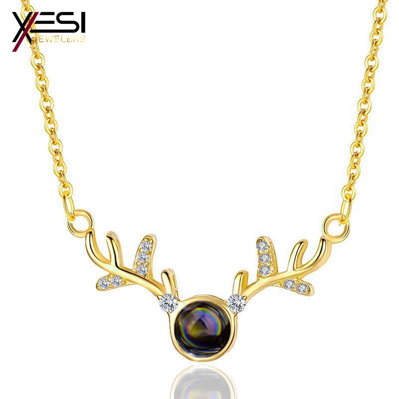 Vibrato Cùng đoạn Cách Phổ Biến để Có Chiếu Vòng Cổ Nữ Nai Sừng Tấm Mặt Dây Chuyền Của Bạn 100 Ngôn Ngữ Anh Yêu Em Chuỗi Xương đòn