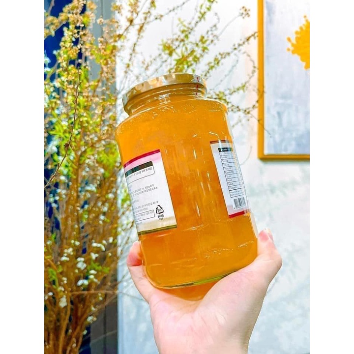 🍋  Mật Ong Chanh Đào - Mật Ong Chanh Gừng Hàn Quốc Thượng Hạng Hũ 1Kg