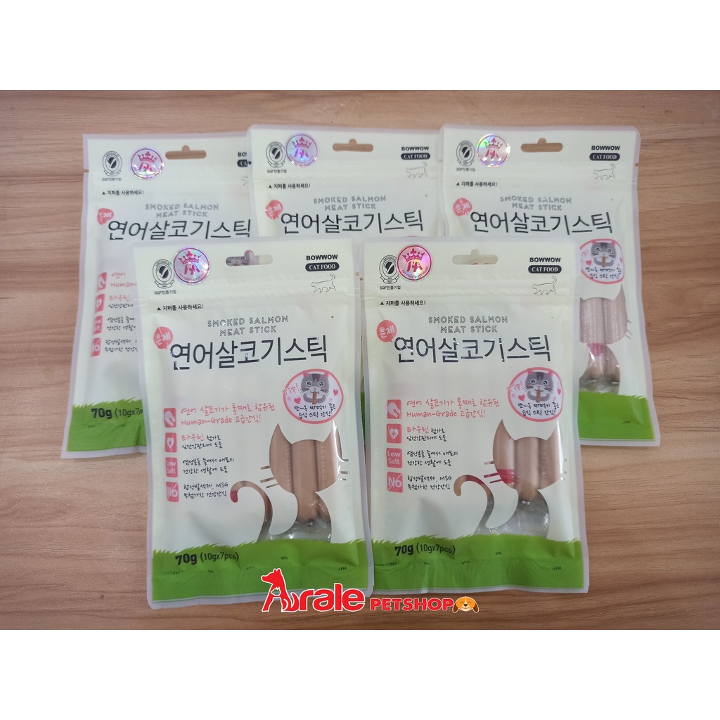 Xúc xích cho mèo Meowow | Giàu DHA, Omega-3 và Taurine | Phát triển trí não và thị lực