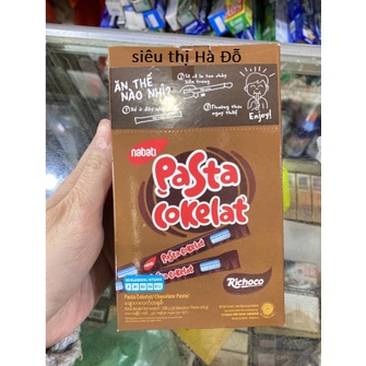 Hộp 30 que socola dạng sệt pasta cokelat.