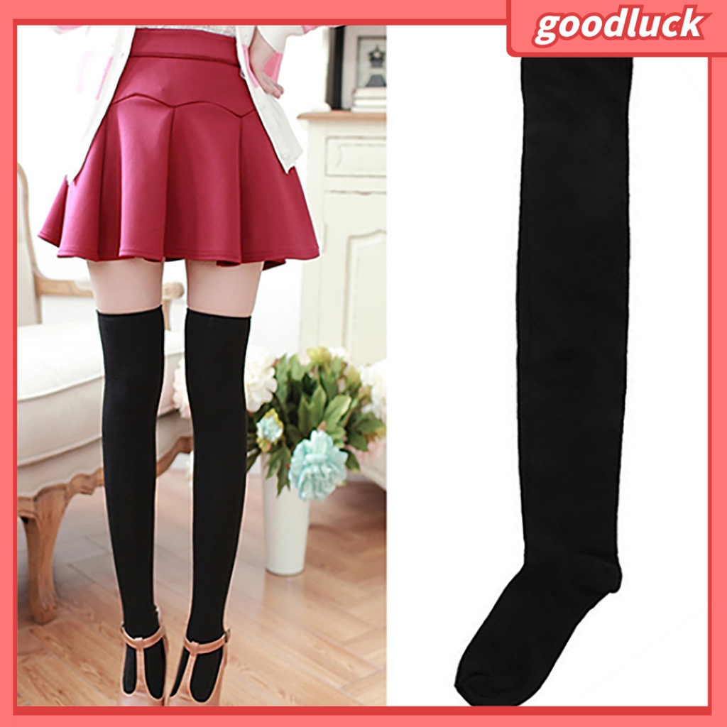 1 Đôi Vớ Dài Bằng Cotton Phong Cách Nhật Bản Quyến Rũ Cho Nữ