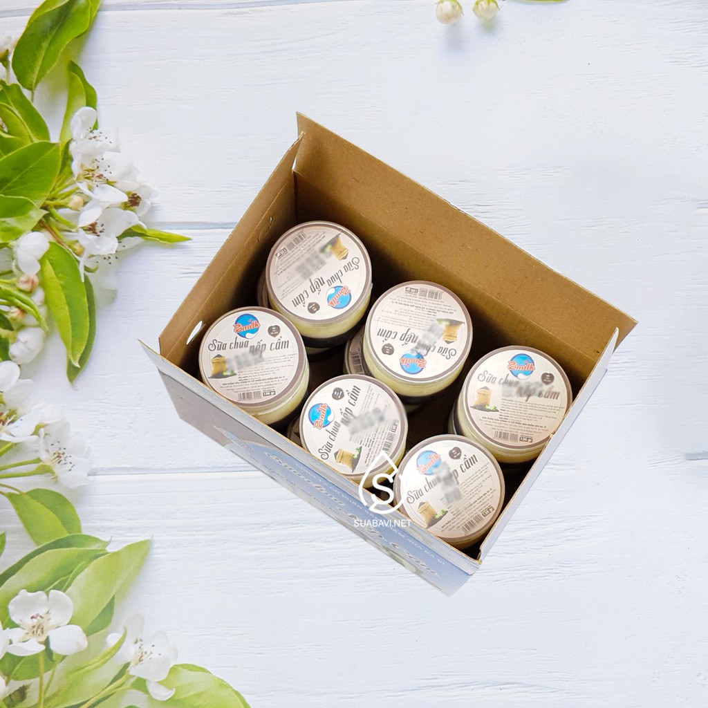 Sữa Chua Nếp Cẩm Ba Vì - Zmilk - Hộp 12 Hũ