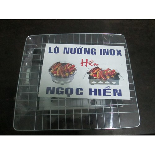 [Giá Sỉ] Bếp Lò Nướng Than Hoa Inox kèm Vỉ Nướng Ngọc Hiền