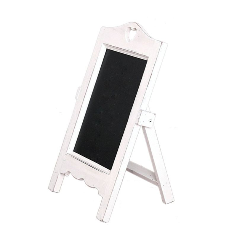 SEL Wooden Desktop Memo Message Blackboard Scaffolding Chalkboard Easel Restaurant Cafe Writing Board