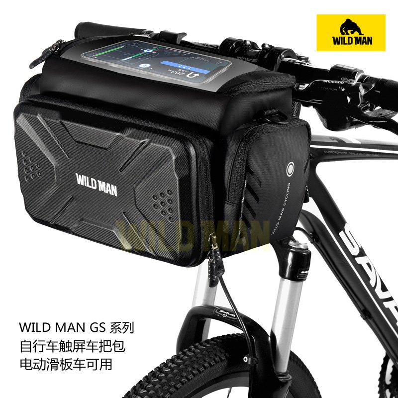 Túi Treo Ghi Đông Xe Đạp Wild Man GS6 [Chính Hãng]