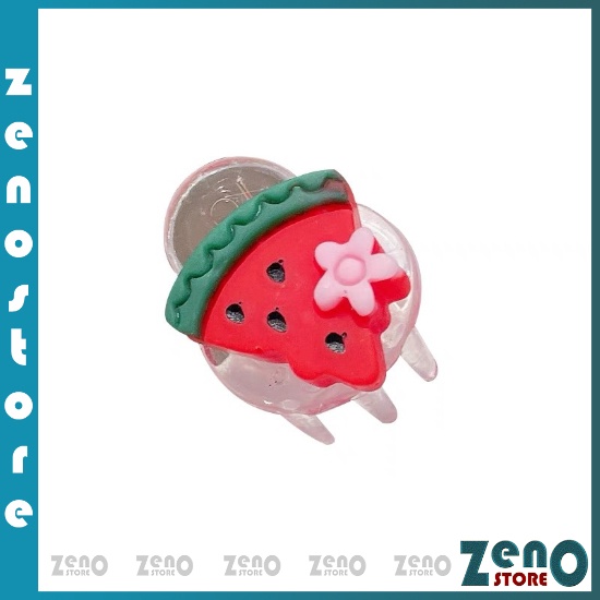 Combo Kẹp tóc càng cua mini màu sắc dễ thương cho bé gái đựng trong túi zip PT39