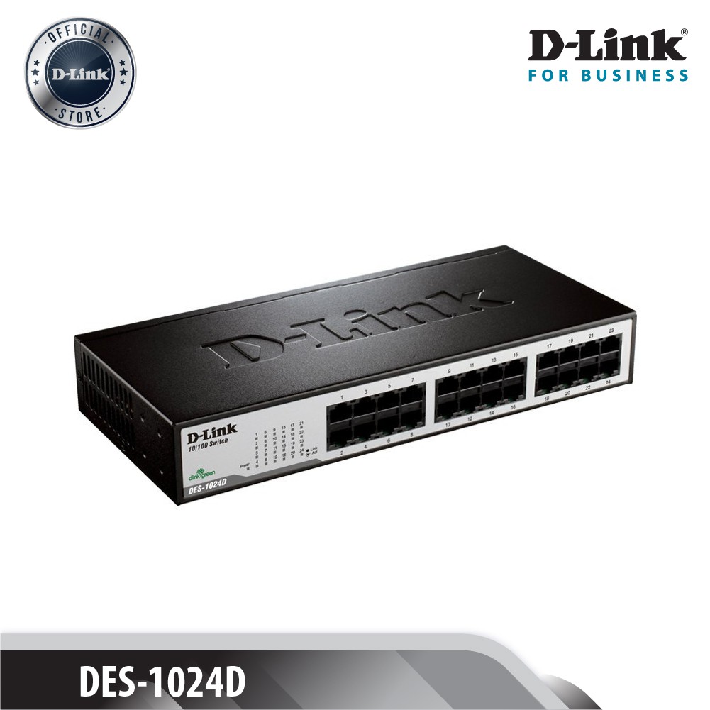 D-LINK DES-1024D - Bộ chia cổng mạng 24 Port 10/100