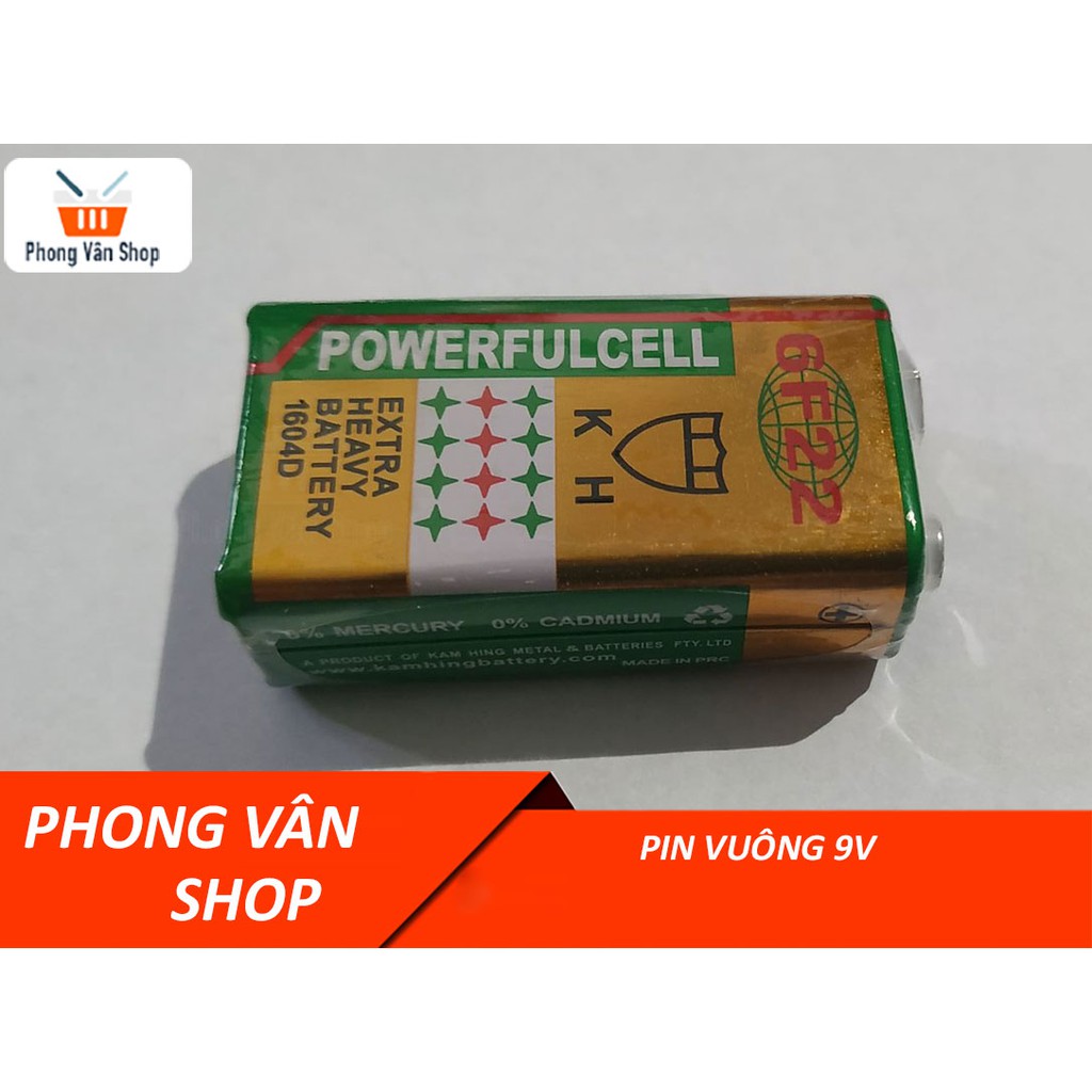 Pin vuông 9v