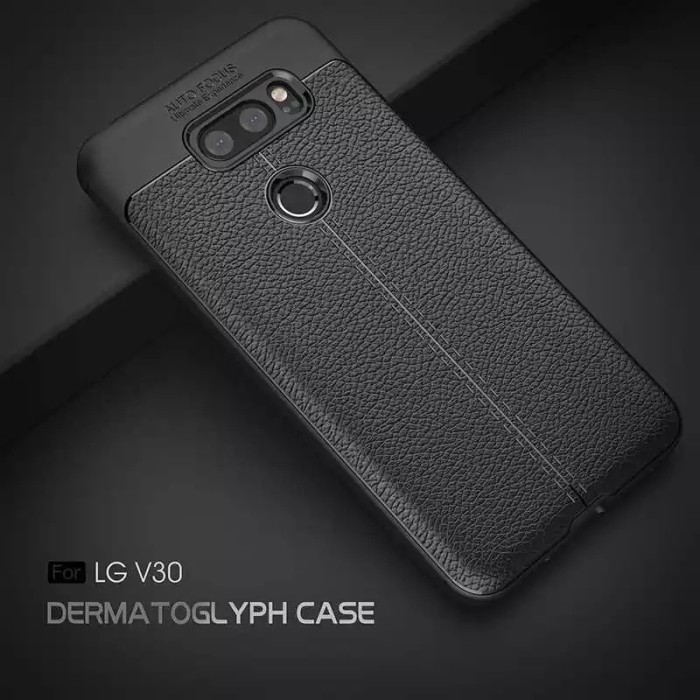 Ốp Bao Da Điện Thoại Sợi Carbon Tự Động Cho Lg V30 Lg V30 Plus Ốp