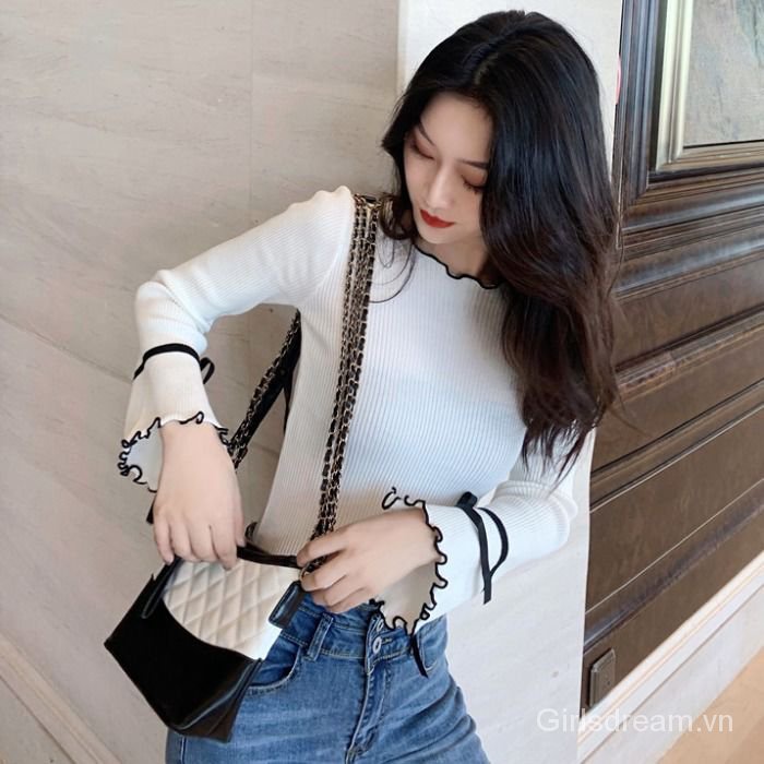 Áo Len Nữ Tay Dài Ống Loe Thời Trang | BigBuy360 - bigbuy360.vn