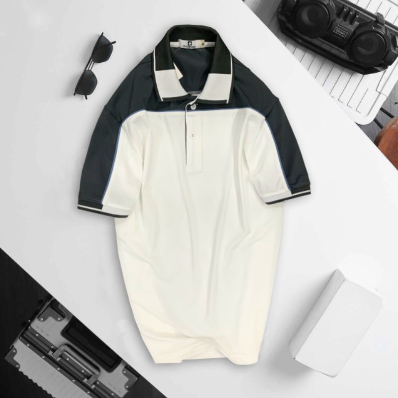 Áo thun polo phối màu trẻ trung năng động