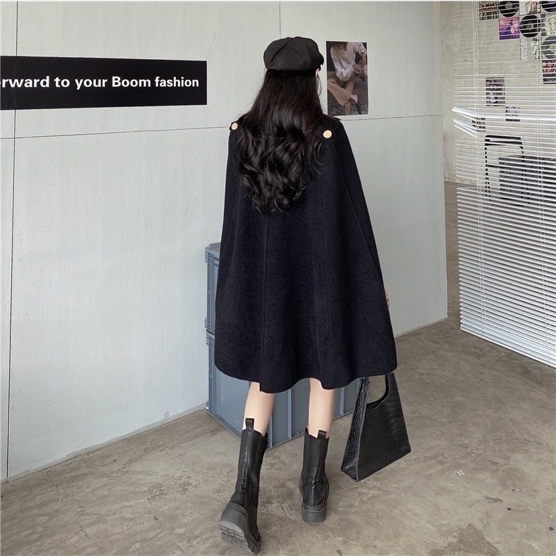 𝐂𝐎́ 𝐒𝐀̆̃𝐍. Áo Choàng Mỏng Dáng Cape | BigBuy360 - bigbuy360.vn