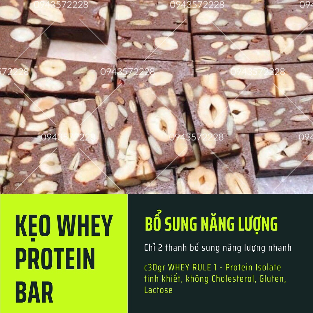 KẸO WHEY PROTEIN BAR NGON CHO ANH EM GYM