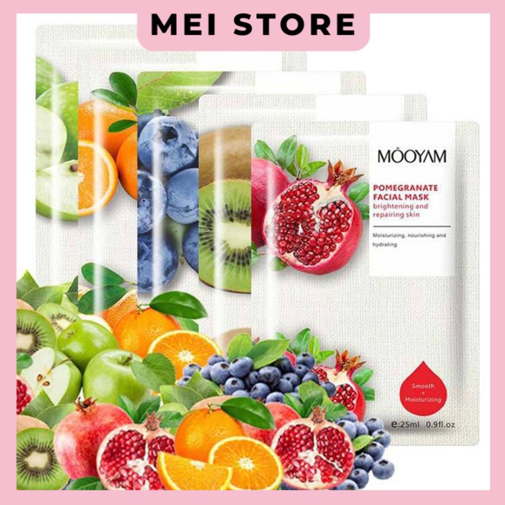 Mặt Nạ Trái Cây Hữu Cơ MÔOYAM 5 Vị Dưỡng Ẩm Dành Cho Da Nhờn