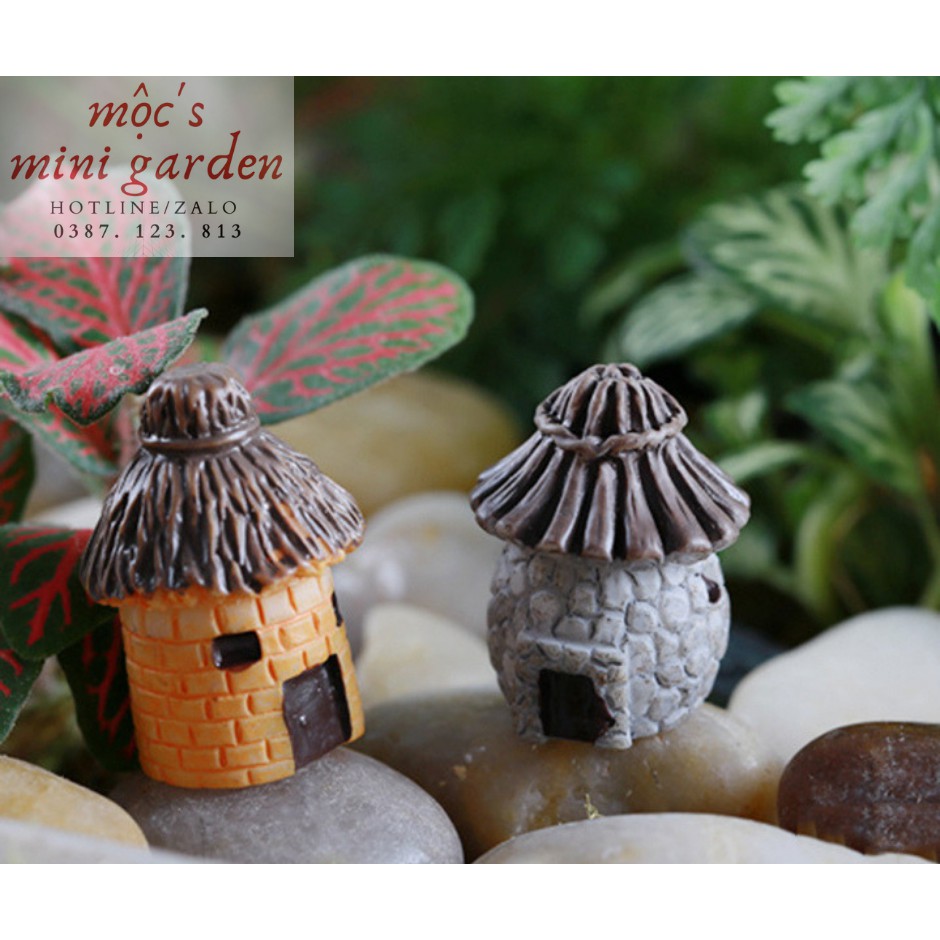 Nhà Rơm Nông Dân | Phụ Kiện Tiểu Cảnh | NH215 || Mocminigarden