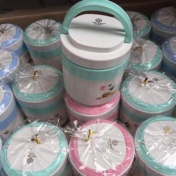 ( hang hot) Cà mên siêu giữ nhiệt 2 ngăn Việt Nhật plastic - Cặp lồng giữ nhiệt tiện dụng