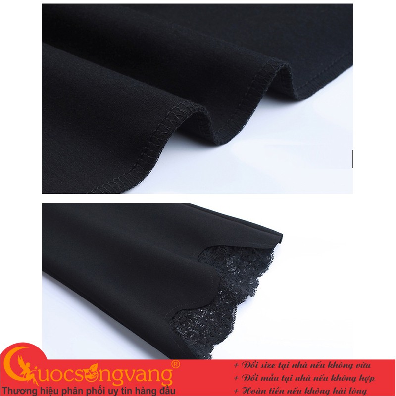 Quần nữ công sở ống loe quần công sở nữ ống lỡ phối ren GLQ142 Cuocsongvang