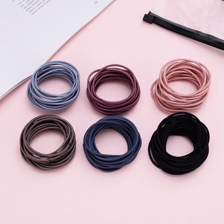 Sét Chun Buộc Tóc 100 Cái Trộn Màu (túi zip)