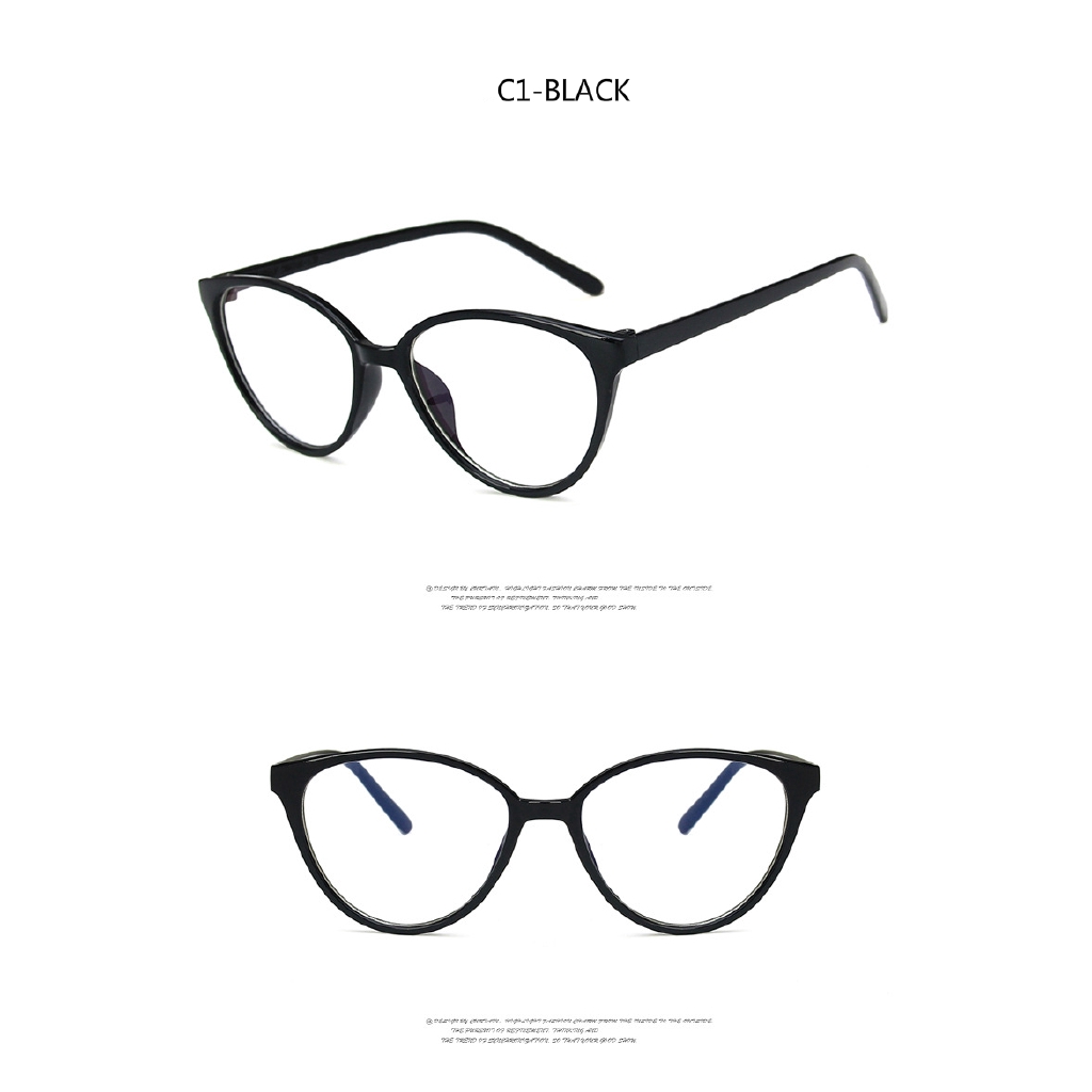 Mắt Kính Mắt Mèo Phong Cách Cổ Điển Thời Trang