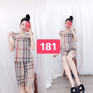 Đồ bộ quần lửng vải kate