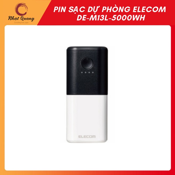 Sạc dự phòng Elecom DE-M13L-5000WH ( Hàng nội địa Nhật Bản)