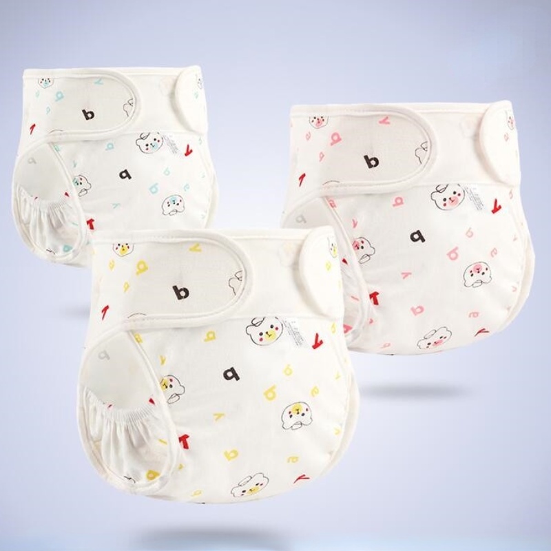 Tã Vải Cotton Có Thể Giặt Tái Sử Dụng Tiện Dụng Cho Bé Sơ Sinh
