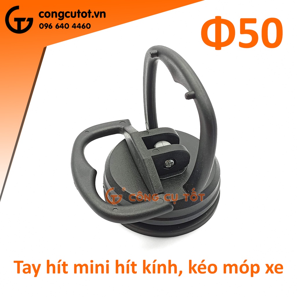 Tay hít mini phi 50mm để hít kính, kéo phẳng vết móp xe