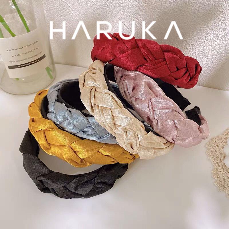 Bờm tết bím lụa thanh lịch phong cách retro cổ điển Haruka Accessories