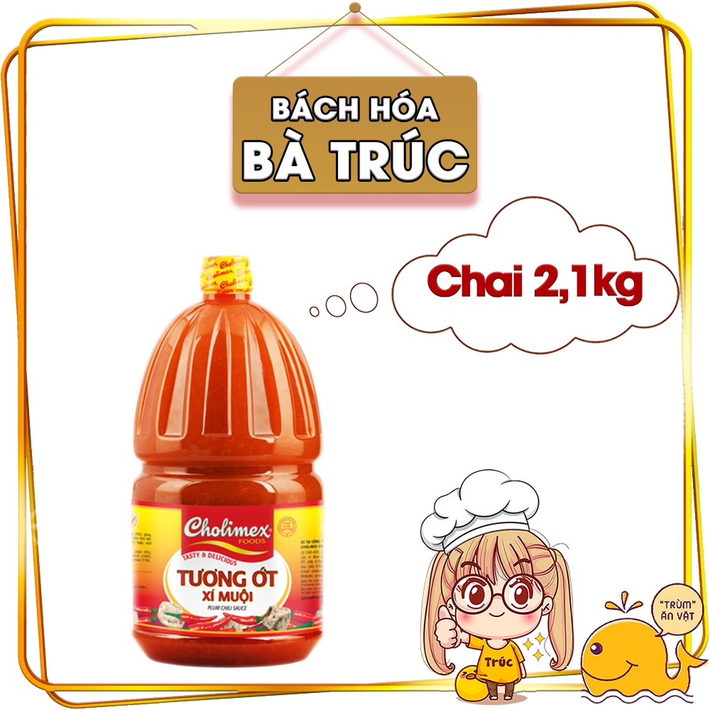 Tương Ớt Xí Muội Cholimex Chai PET 2,1kg