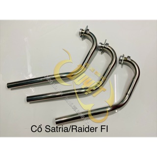 Cổ pô Satria/ Raider Fi [VIDEO THẬT] thay inox [GIÁ SỈ]