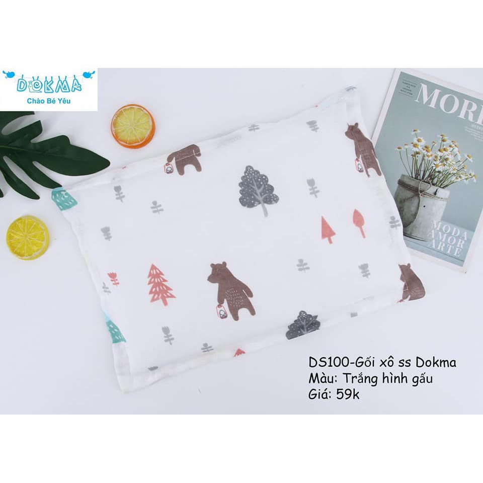Gối bông sơ sinh Dokma