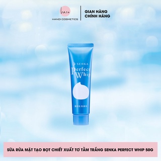 Sữa Rửa Mặt Tạo Bọt Chiết Xuất Tơ Tằm Trắng Senka Perfect Whip 50g