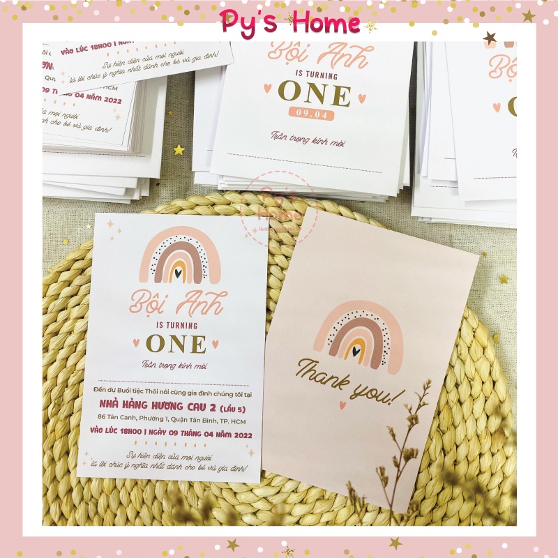 THIỆP THÔI NÔI - SINH NHẬT BÉ GÁI  SỐ LƯỢNG > 50 THIỆP